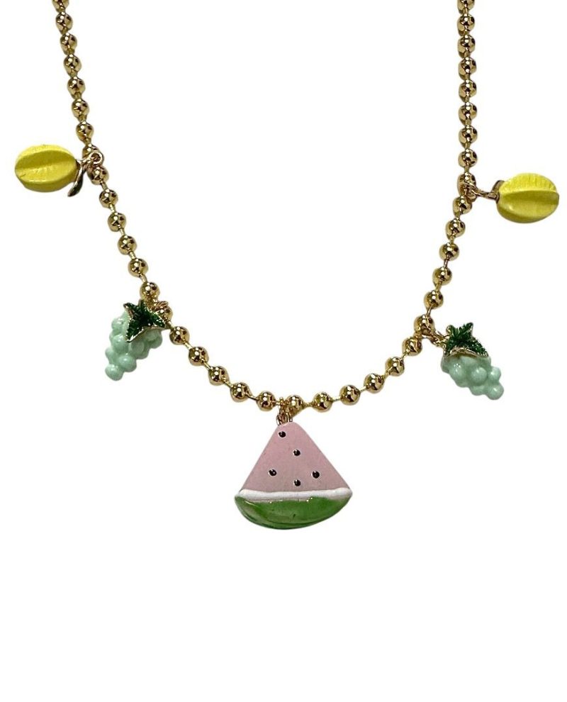 Collar Charms frutas