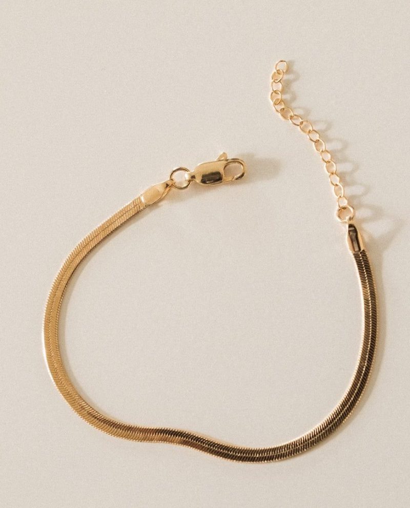 Pulsera Dorada delgada